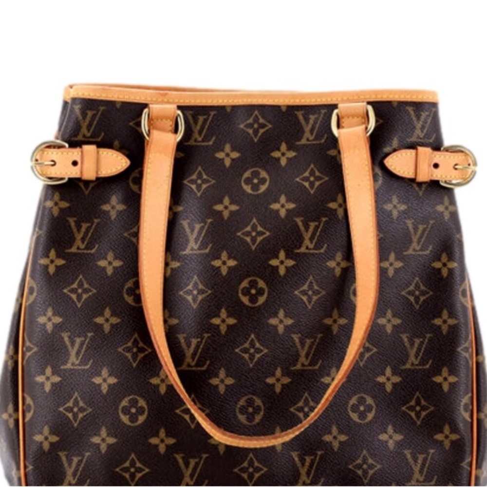 Louis Vuitton Brown Monogram Canvas BATIGNOLLES Vertical Tote Bag